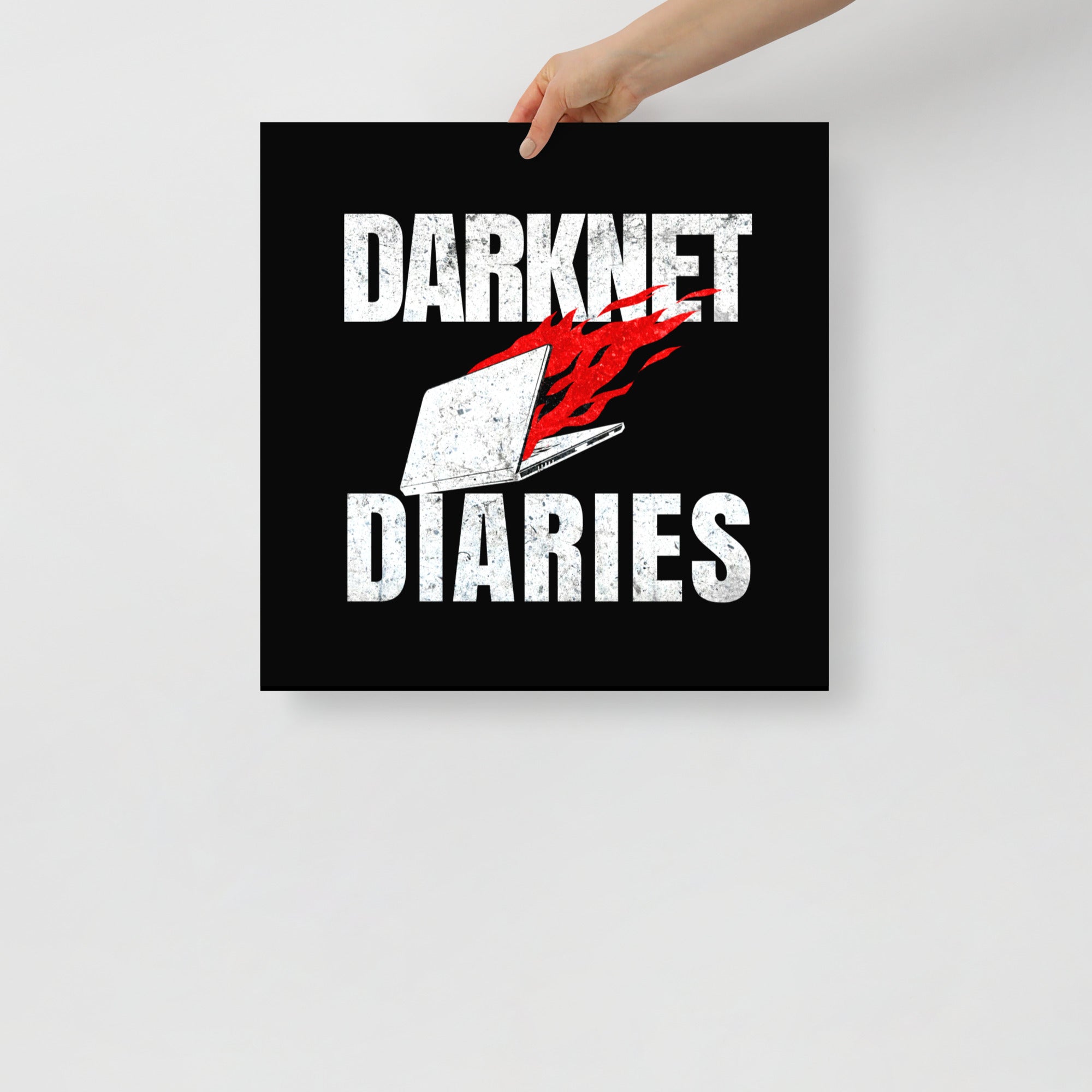Darknet Diaries Logo Poster Hacker Apparel Darknet Diaries Shop