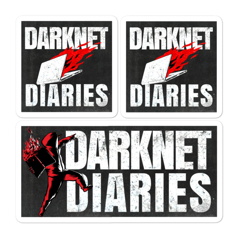 Darknet Diaries Stickers - 3 Pack
