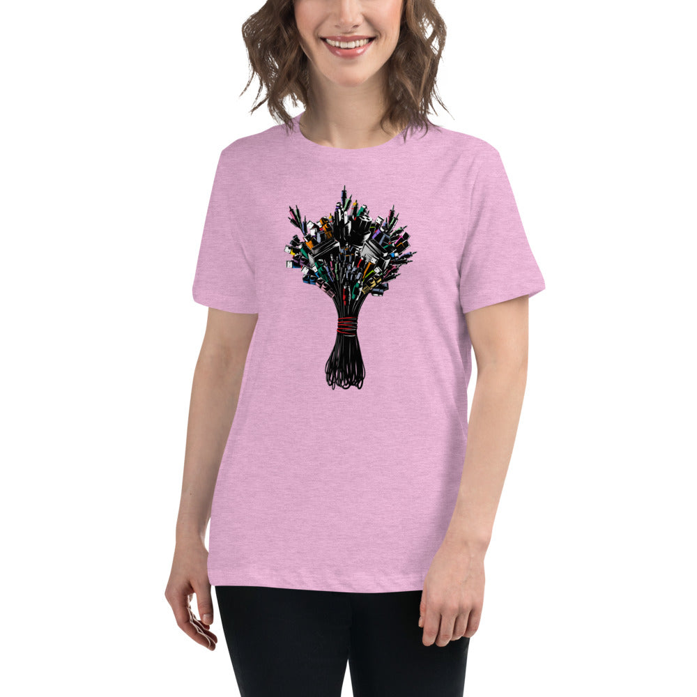 Cyber Bouquet - Women's T-Shirt