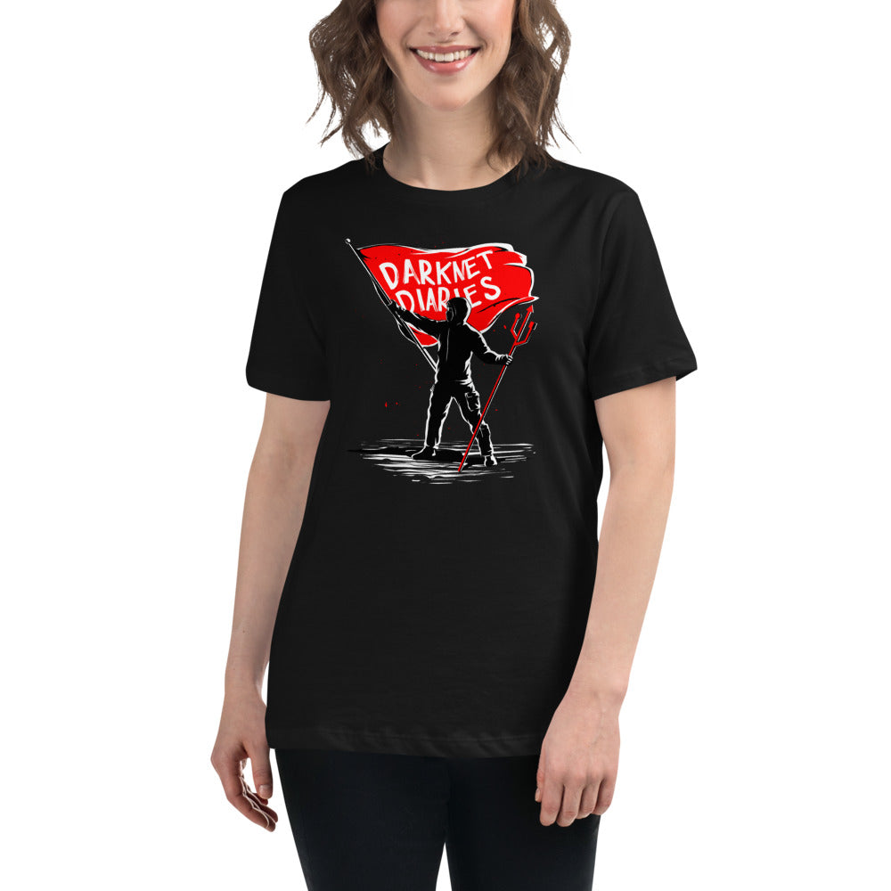 Darknet Diaries Flag - Women's T-Shirt