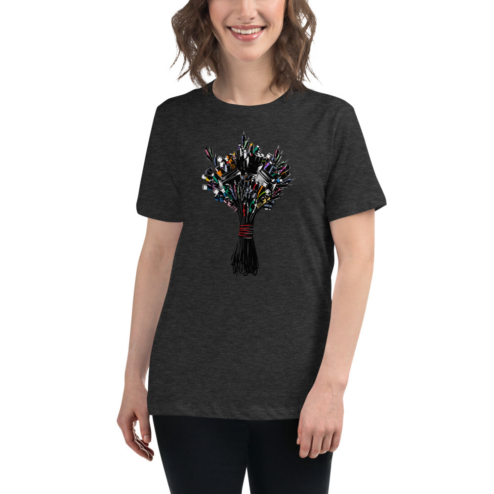 Cyber Bouquet - Women's T-Shirt
