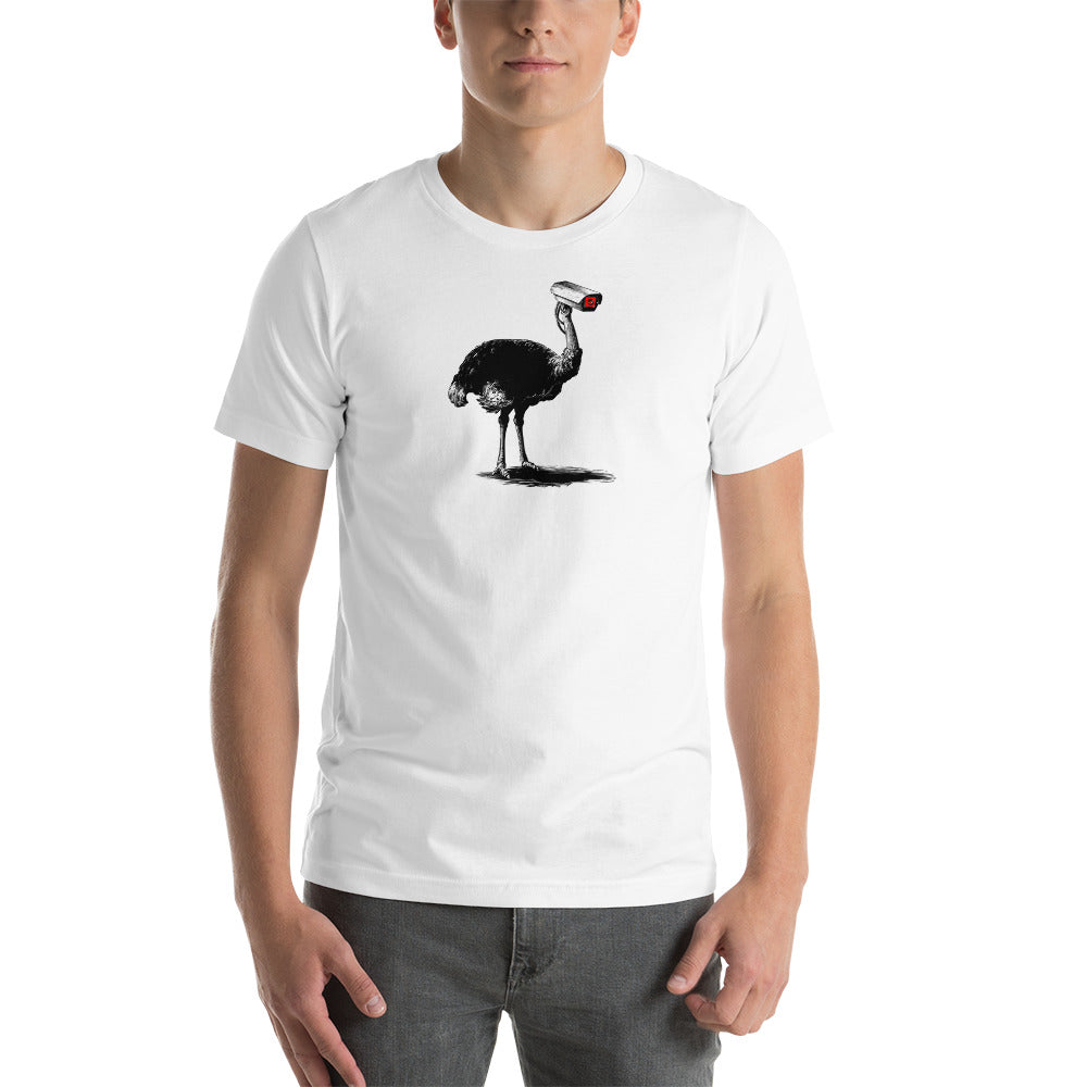 Watching Ostrich - Unisex T-Shirt